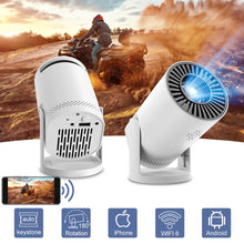 Mini Wi-Fi 6 Projector — Screen Mirroring, 17–120" Picture
