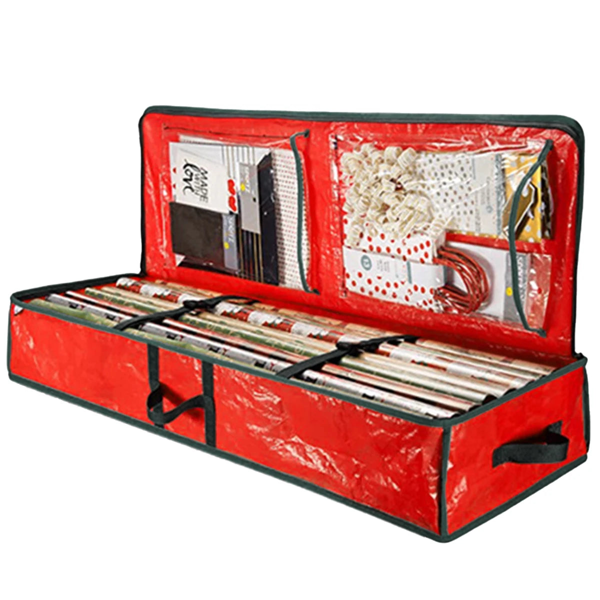 Gift Wrap Storage Bag — 40" Oxford Organiser with Handles