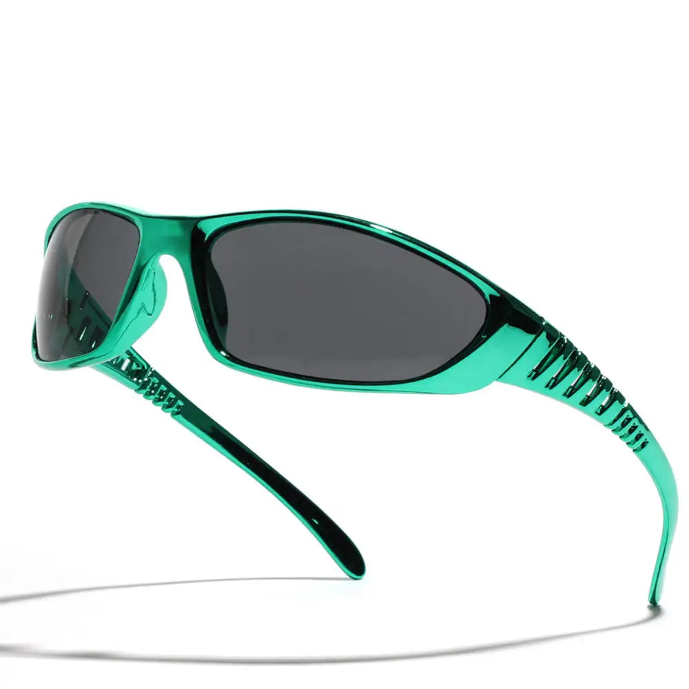 Y2K Cutout Sunglasses — Mirrored UV400 Futurist Shades — product image 8