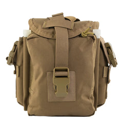 MOLLE Water Bottle Pouch — Tactical Nylon Belt Carrier — CB