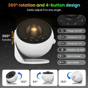 Galaxy Star Projector — 360° Rotating Planetarium Lamp — product image 5