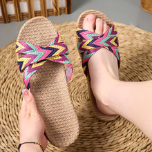 Linen House Slippers — Lightweight Breathable Home Shoes