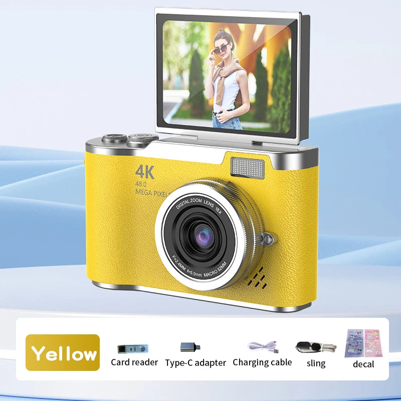 Compact Digital Camera — 1080p, 8× Zoom, 180° Flip Screen — product image 11