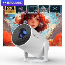 HY300 Pro Smart Projector — Android 14, 290 ANSI, Wi-Fi 6
