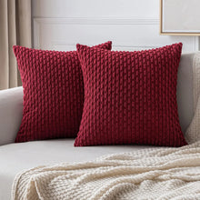Striped Corduroy Cushion Covers — Hidden Zip, 3 Sizes — product image 8