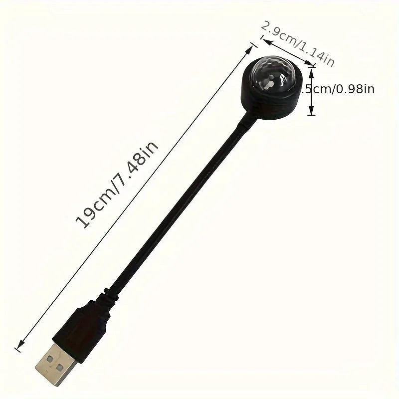 USB Star Projector Light — Flexible Car & Room Ambience — product image 3