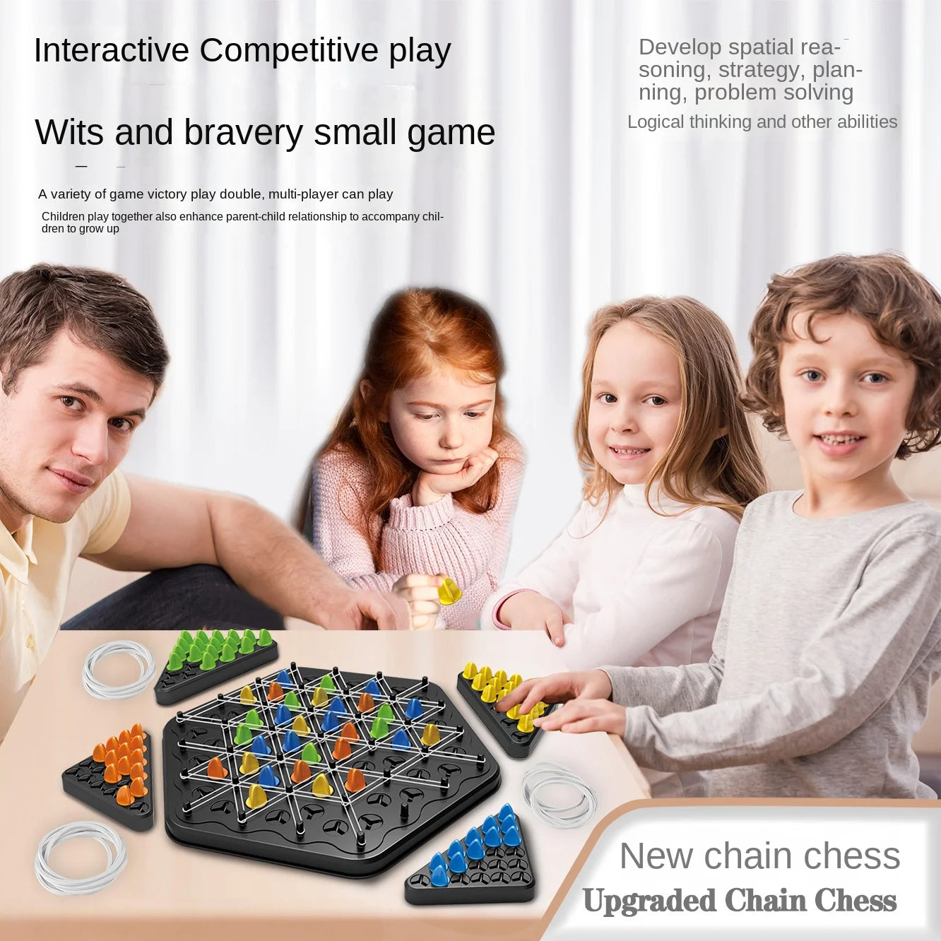 Triangle Chain Logic Puzzle — Tabletop Strategy Game — product image 6