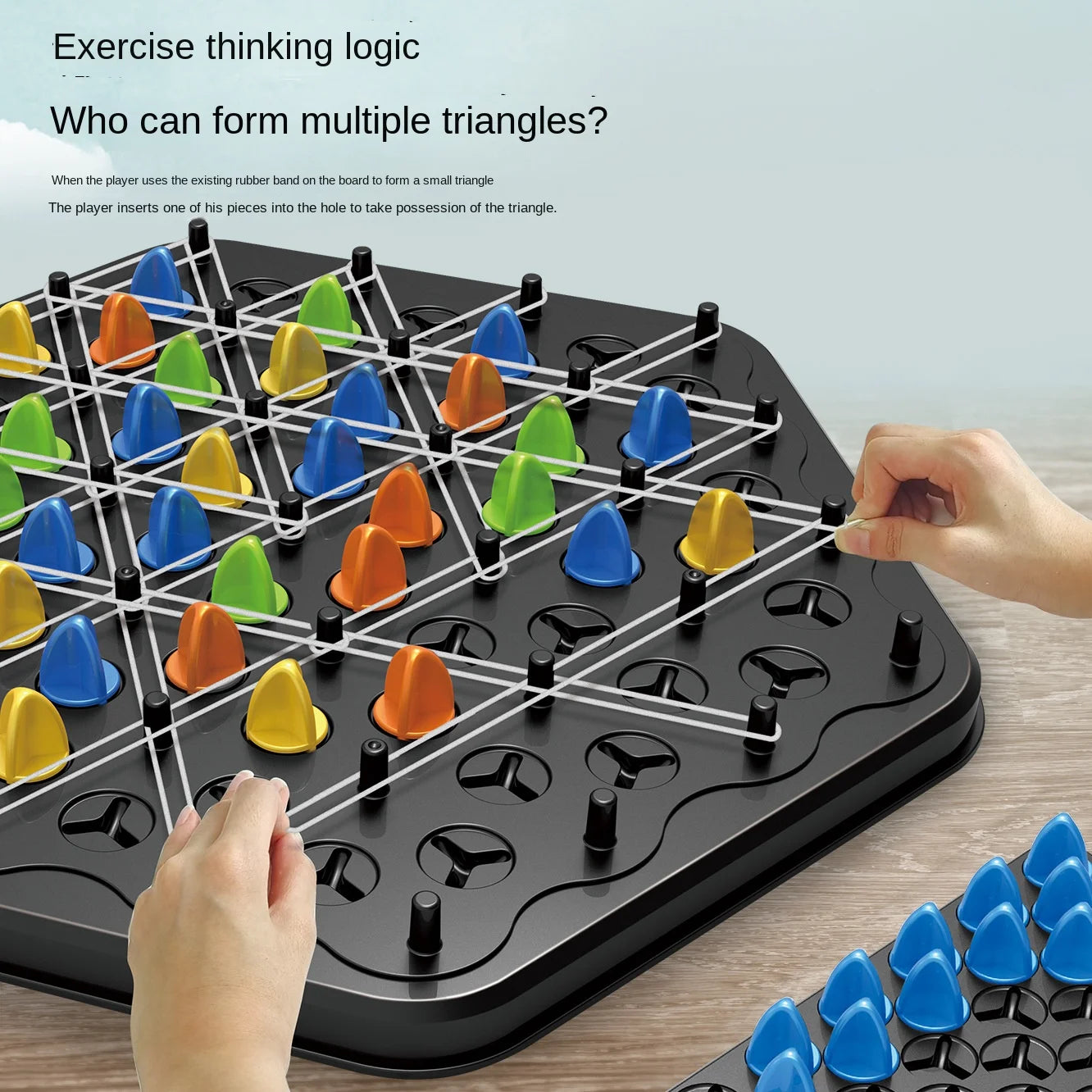 Triangle Chain Logic Puzzle — Tabletop Strategy Game — product image 2