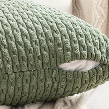 Striped Corduroy Cushion Covers — Hidden Zip, 3 Sizes — product image 2