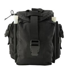 MOLLE Water Bottle Pouch — Tactical Nylon Belt Carrier — BK