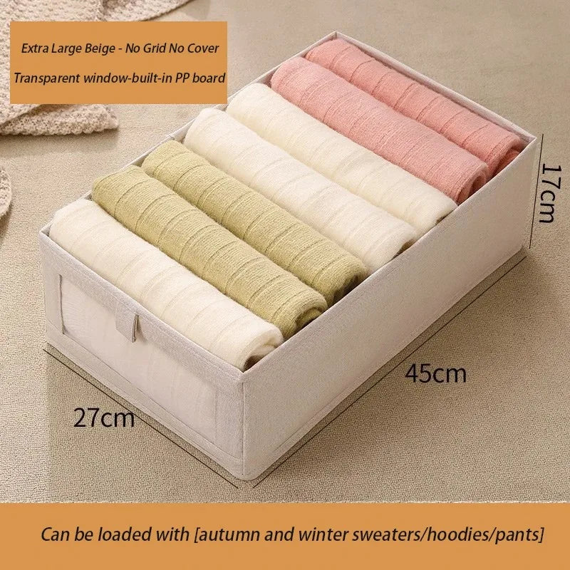 Foldable Wardrobe Storage Boxes — Oxford Drawer Organisers