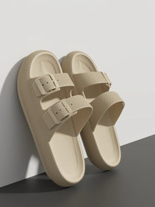Non-Slip Shower Slides — Thick-Sole EVA Bathroom Sandals
