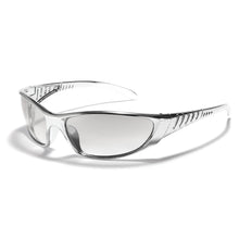 Y2K Cutout Sunglasses — Mirrored UV400 Futurist Shades