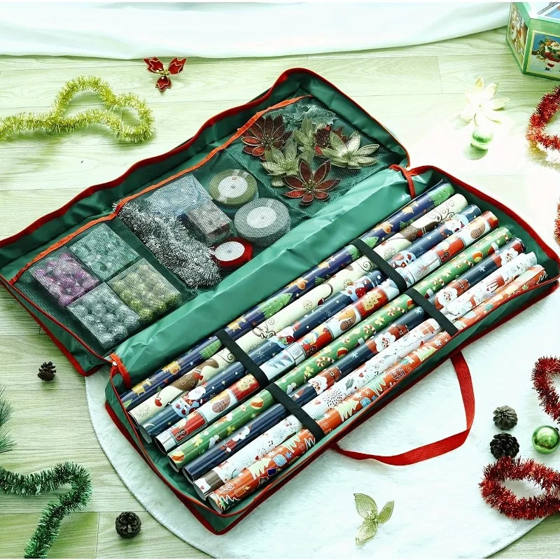 Under-Bed Gift Wrap Organiser — Large-Capacity Roll Bag