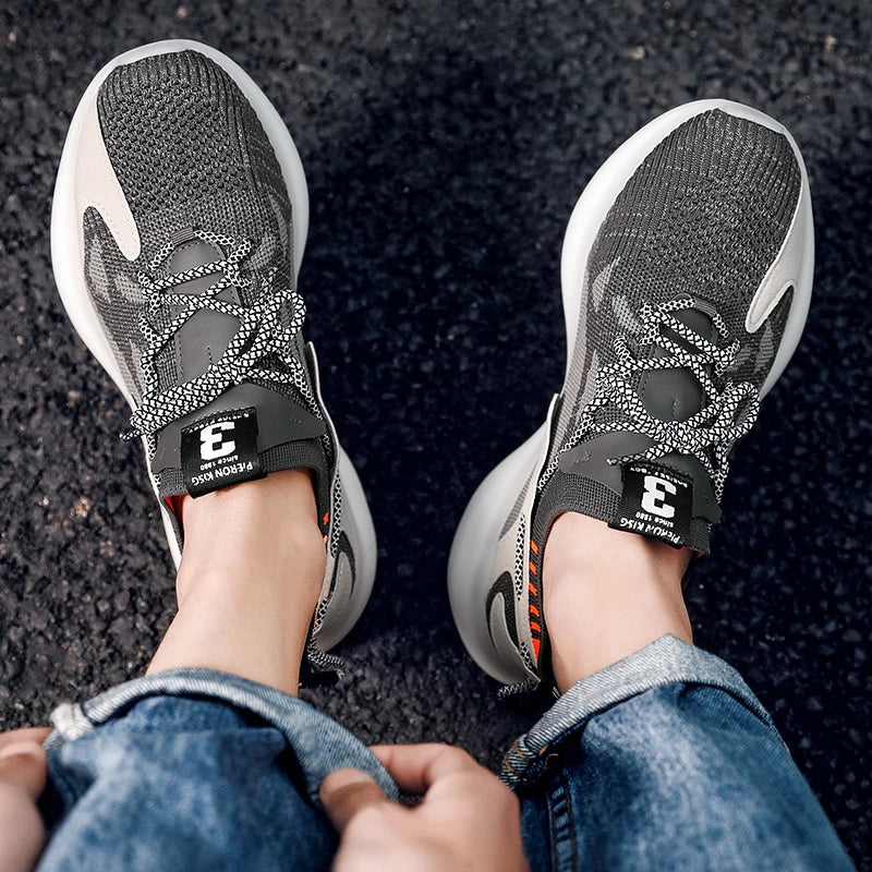 Air-Mesh Running Shoes — Lightweight Knit Trainers — product image 2