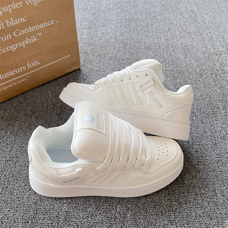 Chunky-Sole Board Shoes — Unisex Mesh-Lined Sneakers — product image 3