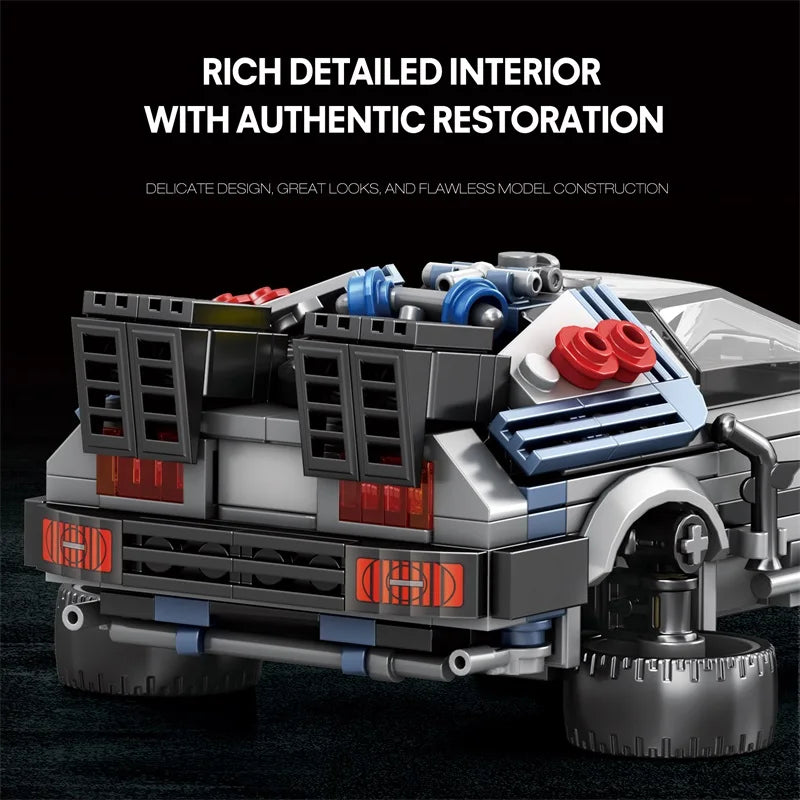 1:24 Classic Racer Brick Model Kit — 405 Pieces — product image 5