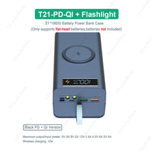 21×18650 DIY Power Bank Case — PD & Qi Wireless Shell — product image 11