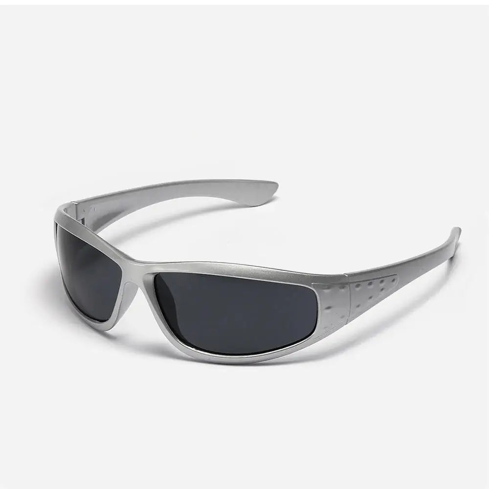 Y2K Cutout Sunglasses — Mirrored UV400 Futurist Shades