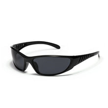 Y2K Cutout Sunglasses — Mirrored UV400 Futurist Shades