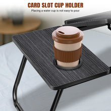 Folding Laptop Bed Tray — Lap Desk with Cup Slot — product image 3