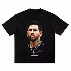 Football Superstar Graphic Cotton Tee — Unisex Short Sleeve — 0227-Cotton-JCS-139