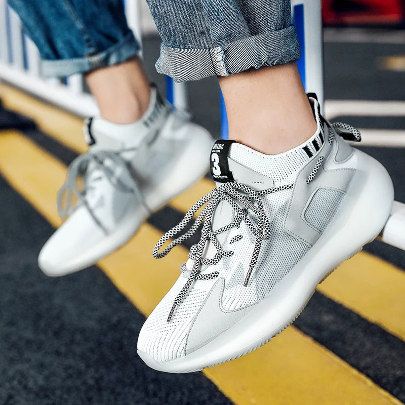 Air-Mesh Running Shoes — Lightweight Knit Trainers — product image 5