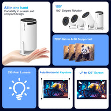 HY300 Pro Smart Projector — Android 14, 290 ANSI, Wi-Fi 6 — product image 3