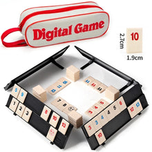 Rummy Tile Game — 106 Tiles, 4 Racks & Travel Case