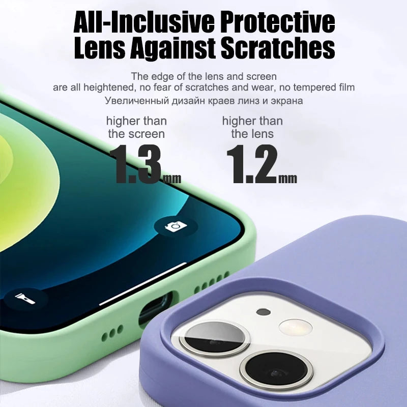 Liquid Silicone iPhone Case — Shockproof Soft-Touch Cover — product image 2