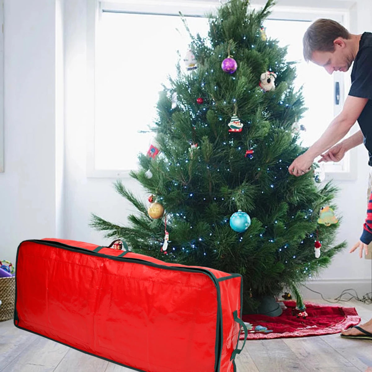 Gift Wrap Storage Bag — 40" Oxford Organiser with Handles — product image 6