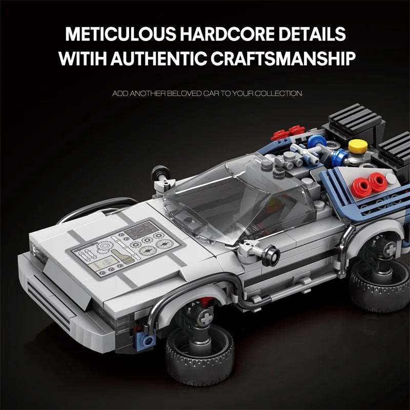 1:24 Classic Racer Brick Model Kit — 405 Pieces — product image 6