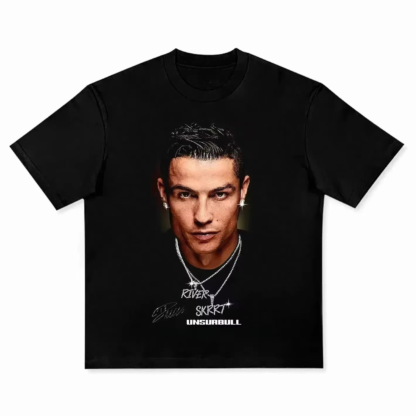 Football Superstar Graphic Cotton Tee — Unisex Short Sleeve — product image 4