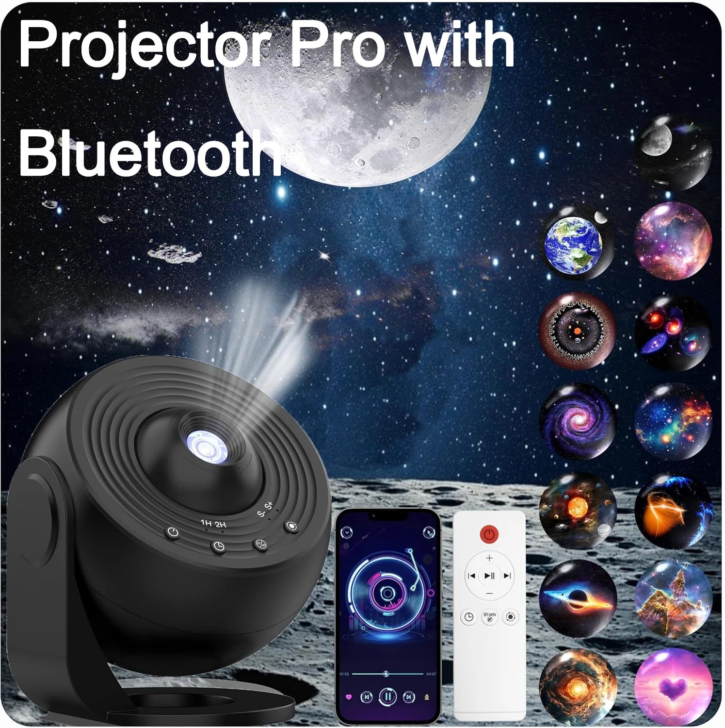 Galaxy Star Projector — 360° Rotating Planetarium Lamp — product image 8