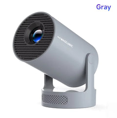 HY300 Pro Smart Projector — Android 14, 290 ANSI, Wi-Fi 6 — HY300Pro NewGrey