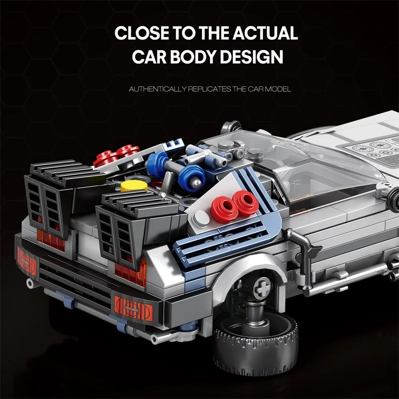 1:24 Classic Racer Brick Model Kit — 405 Pieces — product image 3