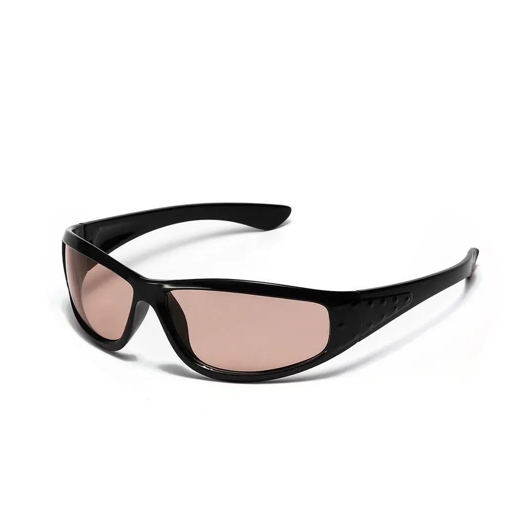 Y2K Cutout Sunglasses — Mirrored UV400 Futurist Shades