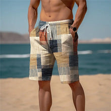 Quick-Dry Graphic Board Shorts — Mesh-Lined Swim Trunks