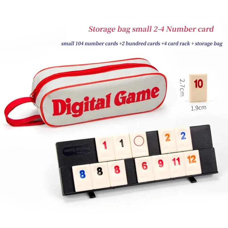 Rummy Tile Game — 106 Tiles, 4 Racks & Travel Case — product image 6