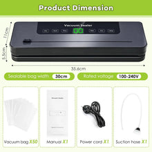 Automatic Food Vacuum Sealer — 60 kPa, 5 Modes + 10 Bags — product image 2