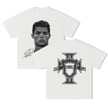 Football Superstar Graphic Cotton Tee — Unisex Short Sleeve