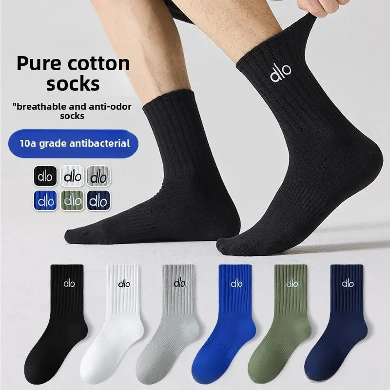 Anti-Odour Cotton Crew Socks — Cushioned Mid-Tube — product image 3