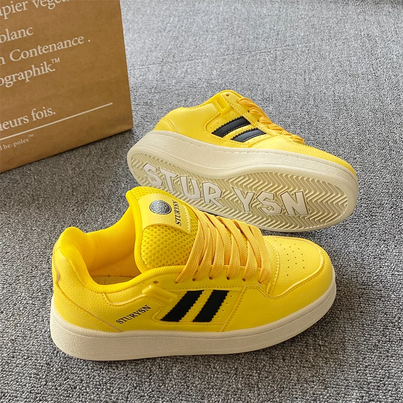 Chunky-Sole Board Shoes — Unisex Mesh-Lined Sneakers — product image 7