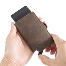 Pop-Up RFID Wallet — Slim Aluminium & Leather Card Holder — product image 2