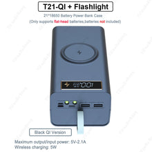 21×18650 DIY Power Bank Case — PD & Qi Wireless Shell — product image 9