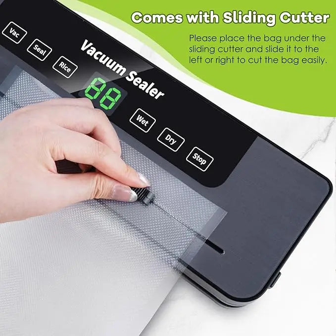 Automatic Food Vacuum Sealer — 60 kPa, 5 Modes + 10 Bags — product image 5