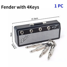 Amp-Style Wall Key Holder — 4 Hooks + Plug Keychains — product image 8