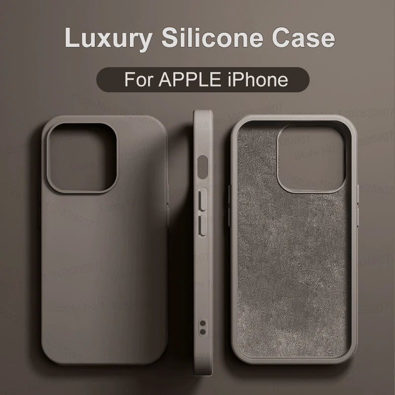 Liquid Silicone iPhone Case — Shockproof Soft-Touch Cover