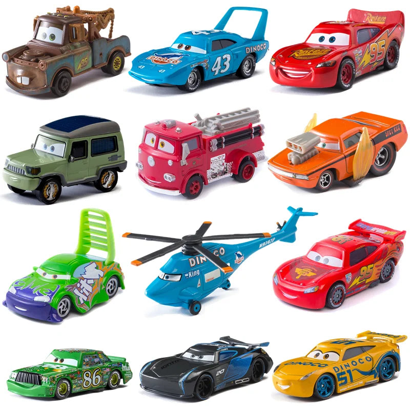 1:55 Diecast Alloy Race Car Models — Collectible Set
