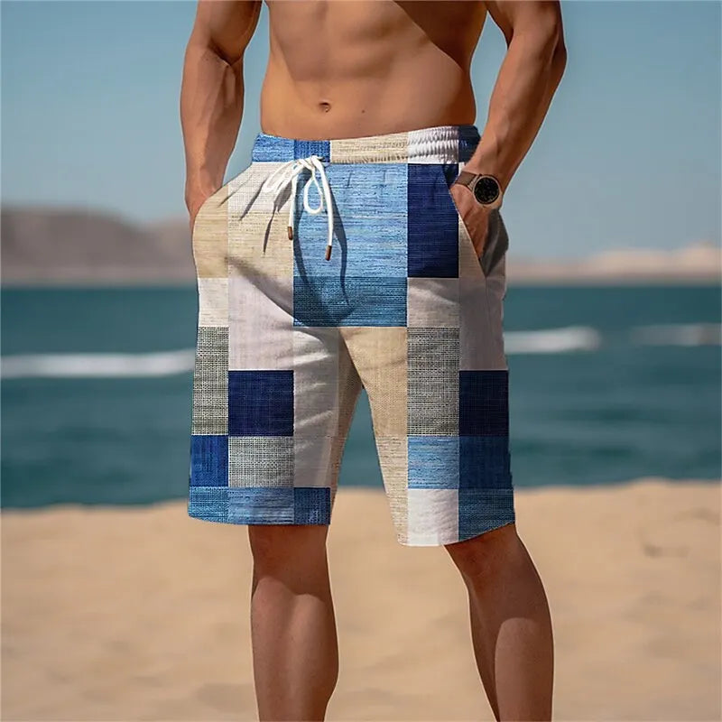 Quick-Dry Graphic Board Shorts — Mesh-Lined Swim Trunks — product image 8